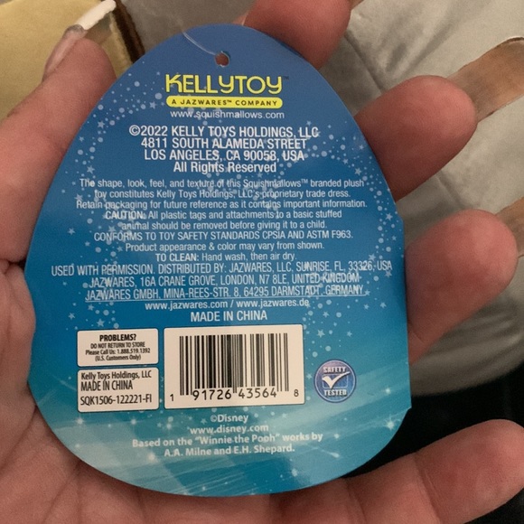 Squishmallow Disney Thumper Easter 10” Plush Stuffed Animal Pooh collectible - Picture 6 of 6